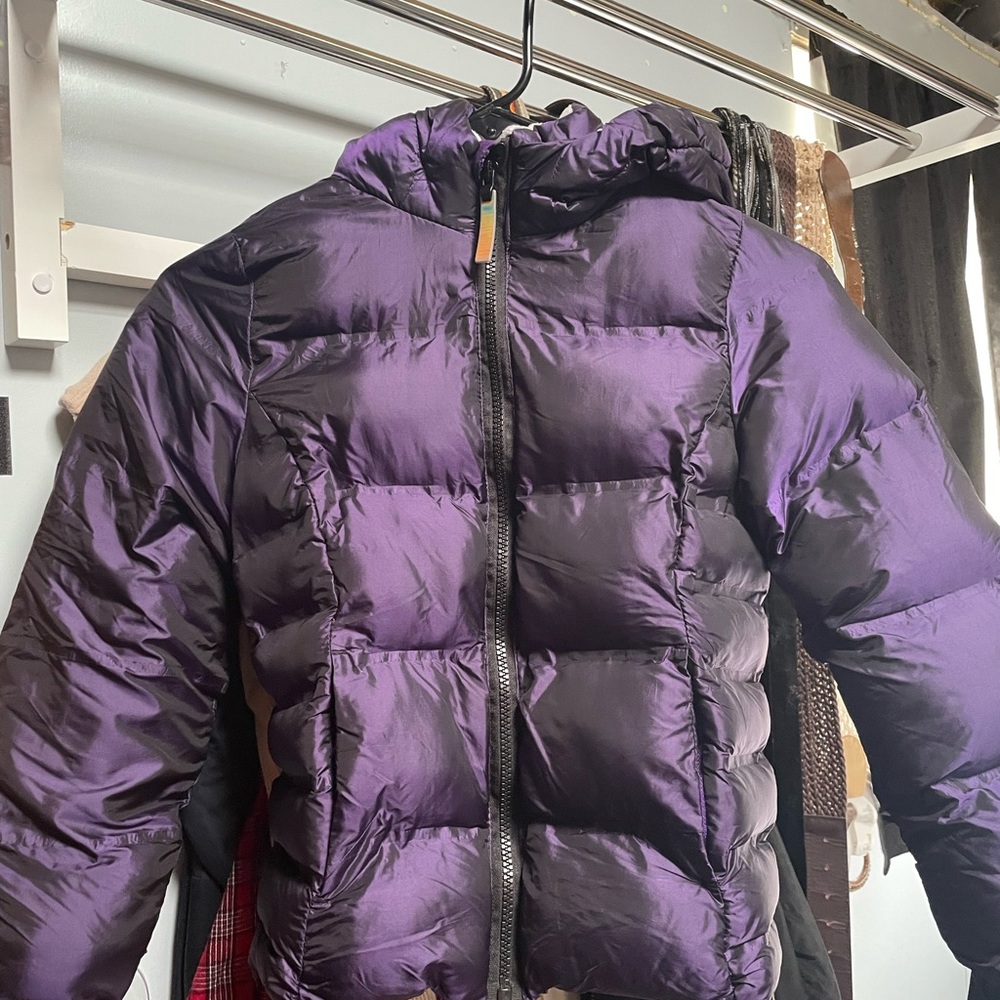 Champion Girls Puffer Purple Insulated Jacket Size S 6-6x